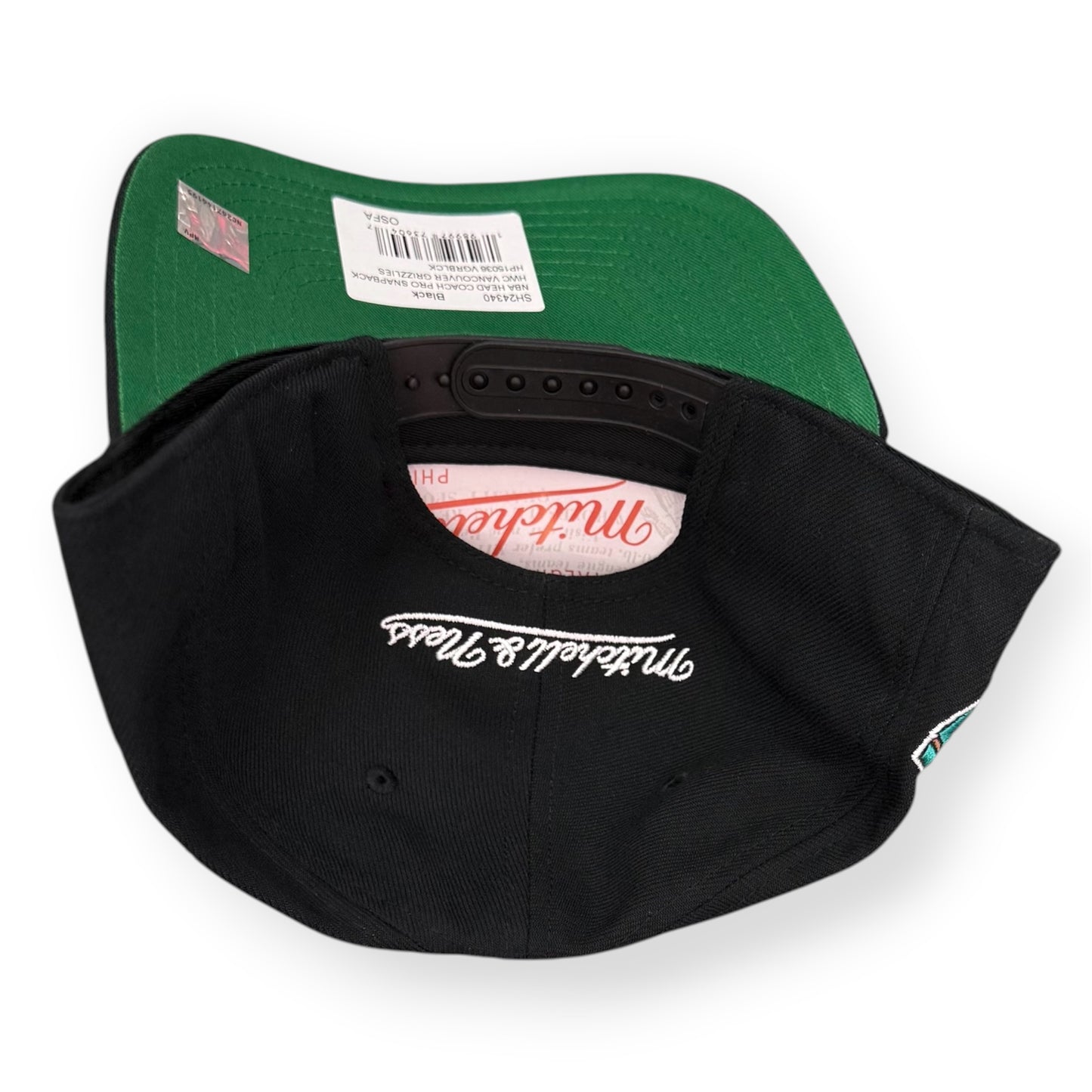 MITCHELL&NESS-Cappello VANCOUVER GRIZZLIES, Col.Nero