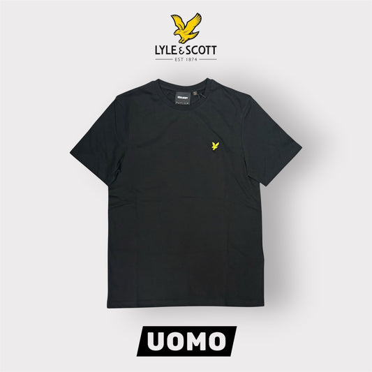 LYLE & SCOTT- T-Shirt Uomo Regular Fit, Col.Jet Black
