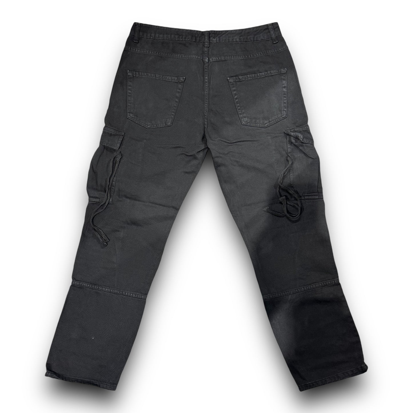 Jeans Just West Uomo in Denim Nero, Cargo BaggyFit