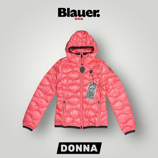 Giubbotto Blauer Donna, trama ad onde, (Imbott.Piuma), Col.Corallo