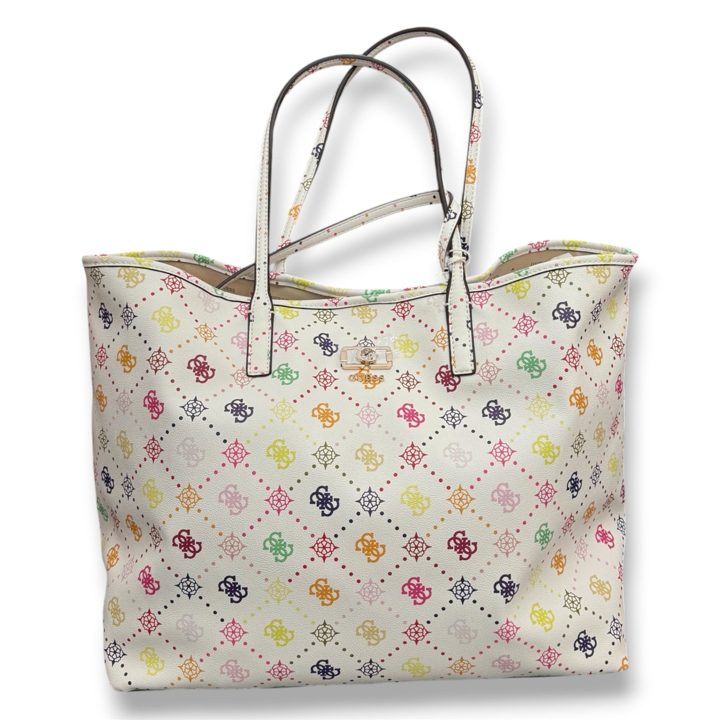 GUESS- Borsa Donna, Group:EMELIE LOGO, Col.MULTI LOGO