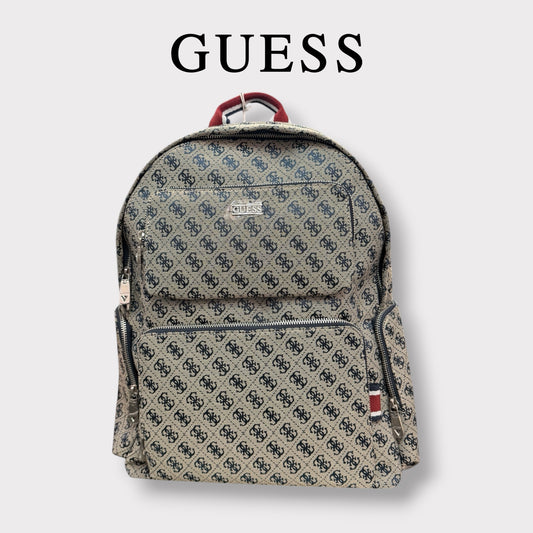 GUESS- Zaino Uomo, logato, Col.Grigio Chiaro