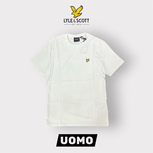 LYLE & SCOTT- T-Shirt Uomo Regular Fit, Col.Blue Ice