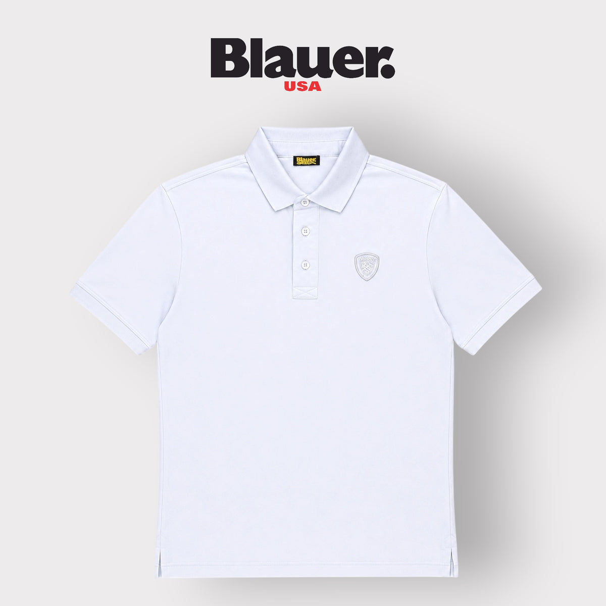 BLAUER- Polo Uomo, Regular Fit, mod.Albans, Col.Azzurro