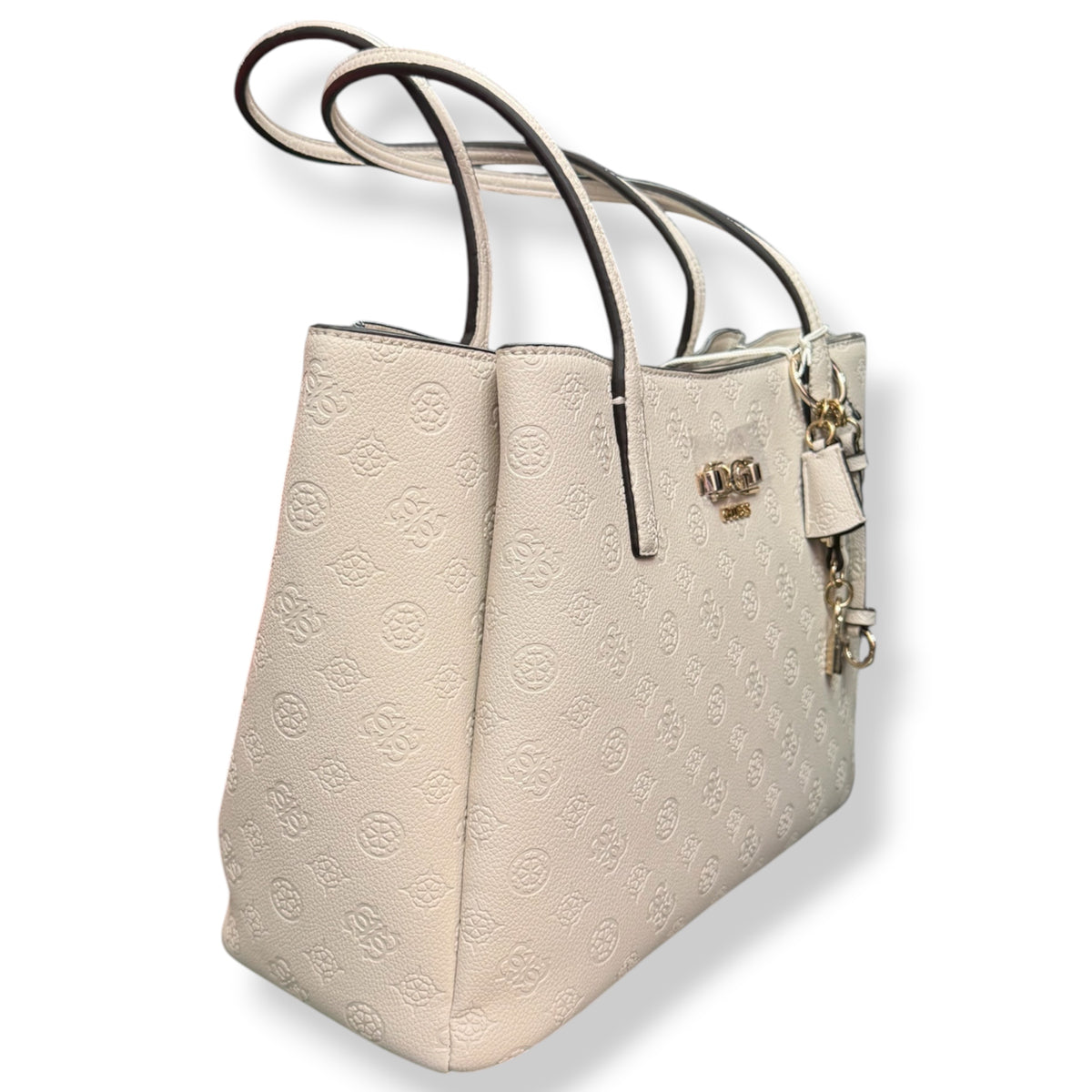 GUESS- Borsa Donna, Group:ANISE, Col.STONE LOGO