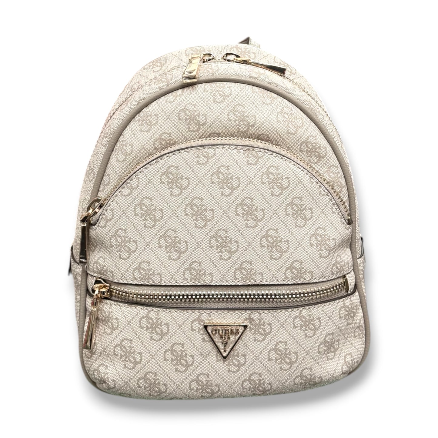 GUESS- Zaino Donna, Group:Manhattan II, (dimensione piccola), Col.Dark Taupe Logo
