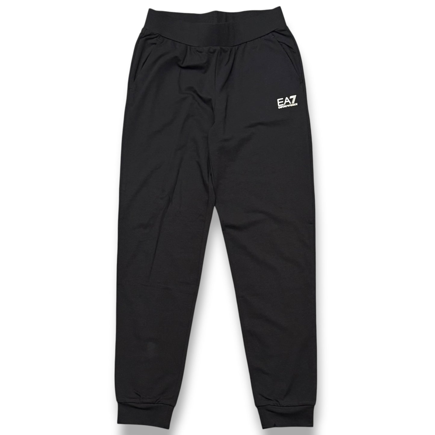 EA7 EMPORIO ARMANI- Tuta completa Donna con cappuccio con mezza zip e bottoncini, primaverile, col.Nero
