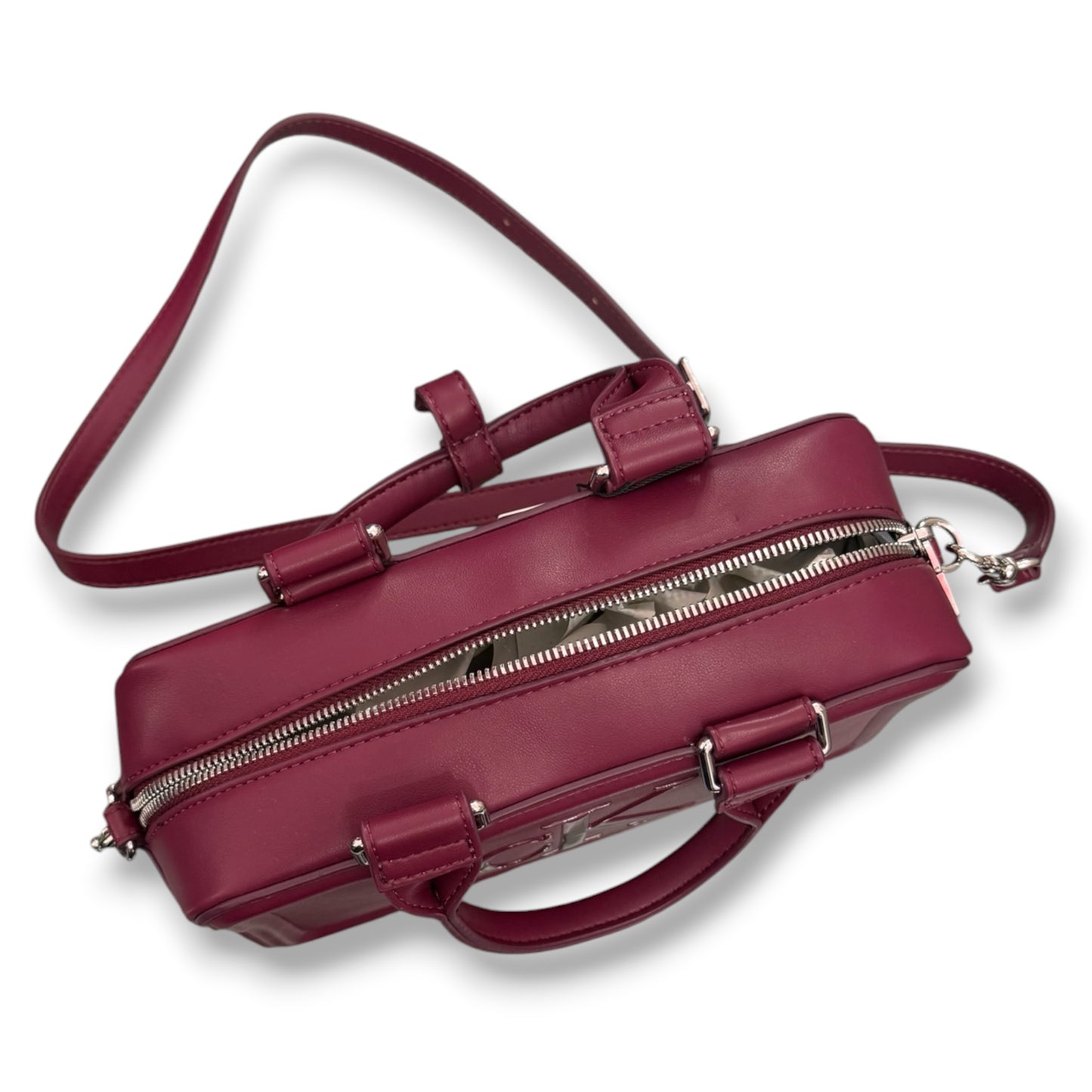 CALVIN KLEIN- Borsa Donna, Col.Bordeaux