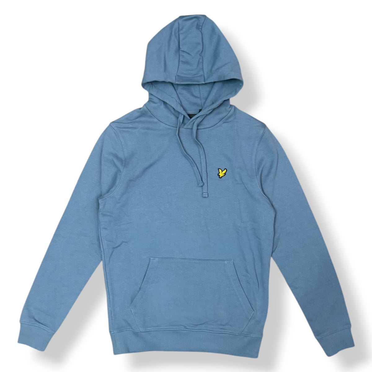 LYLE & SCOTT- Felpa Uomo con cappuccio, tex.garzato, Col.Celeste