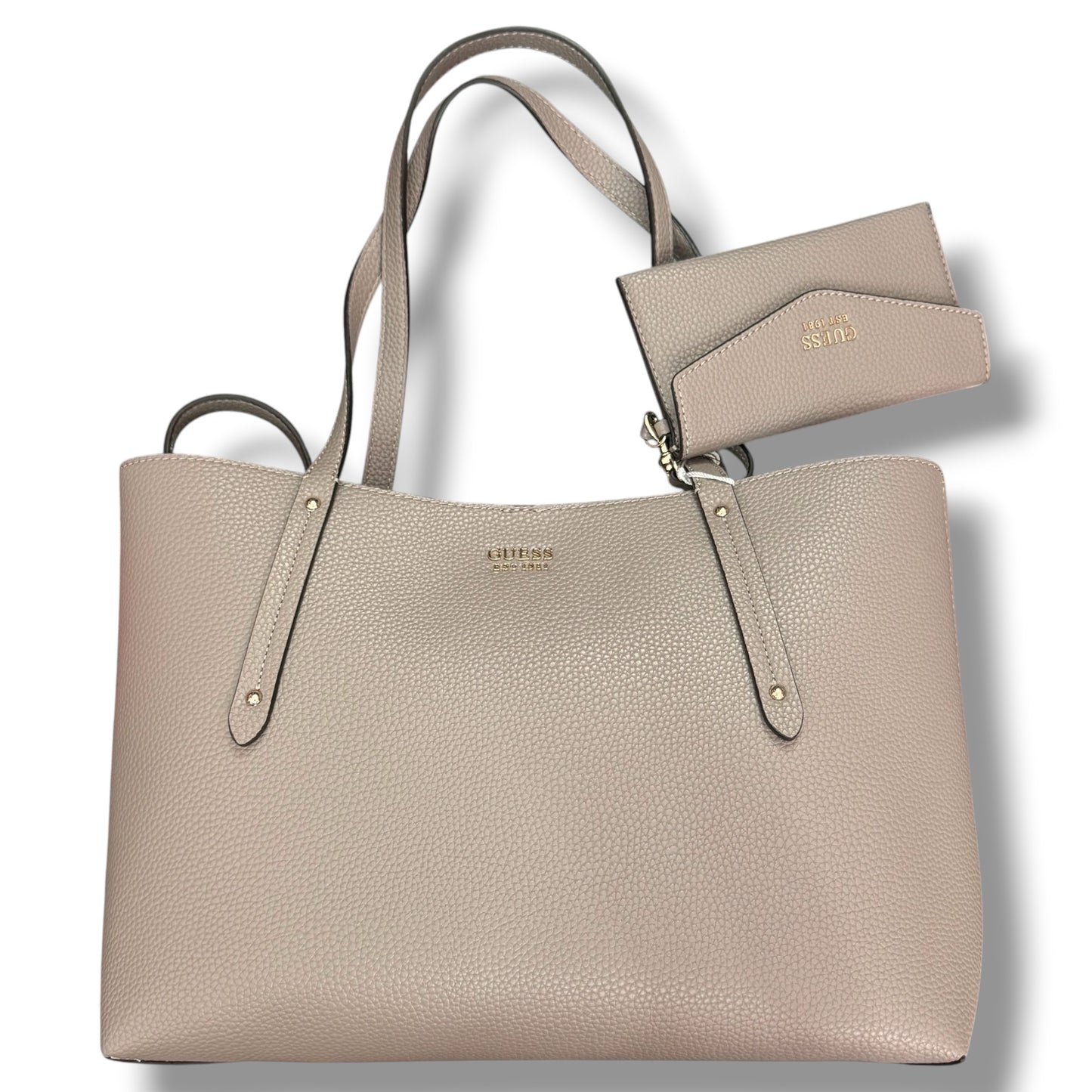 GUESS- Borsa Donna, Group:BRENTON, Col.DARK TAUPE