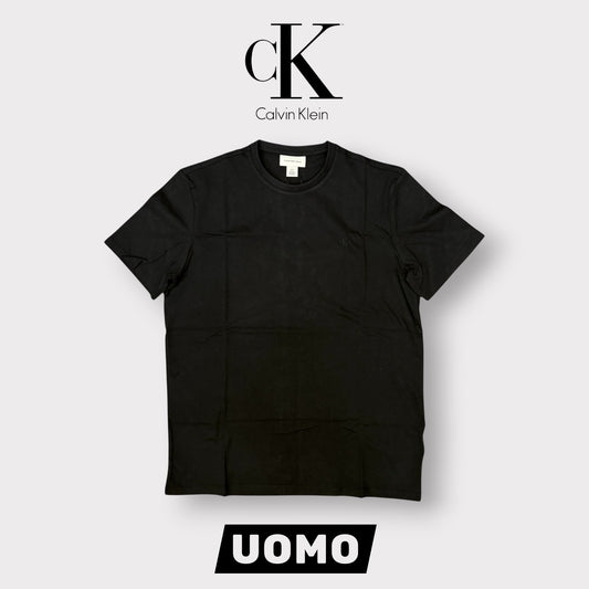 CALVIN KLEIN - T-Shirt Uomo con logo ricamato lato cuore, Col.Nero
