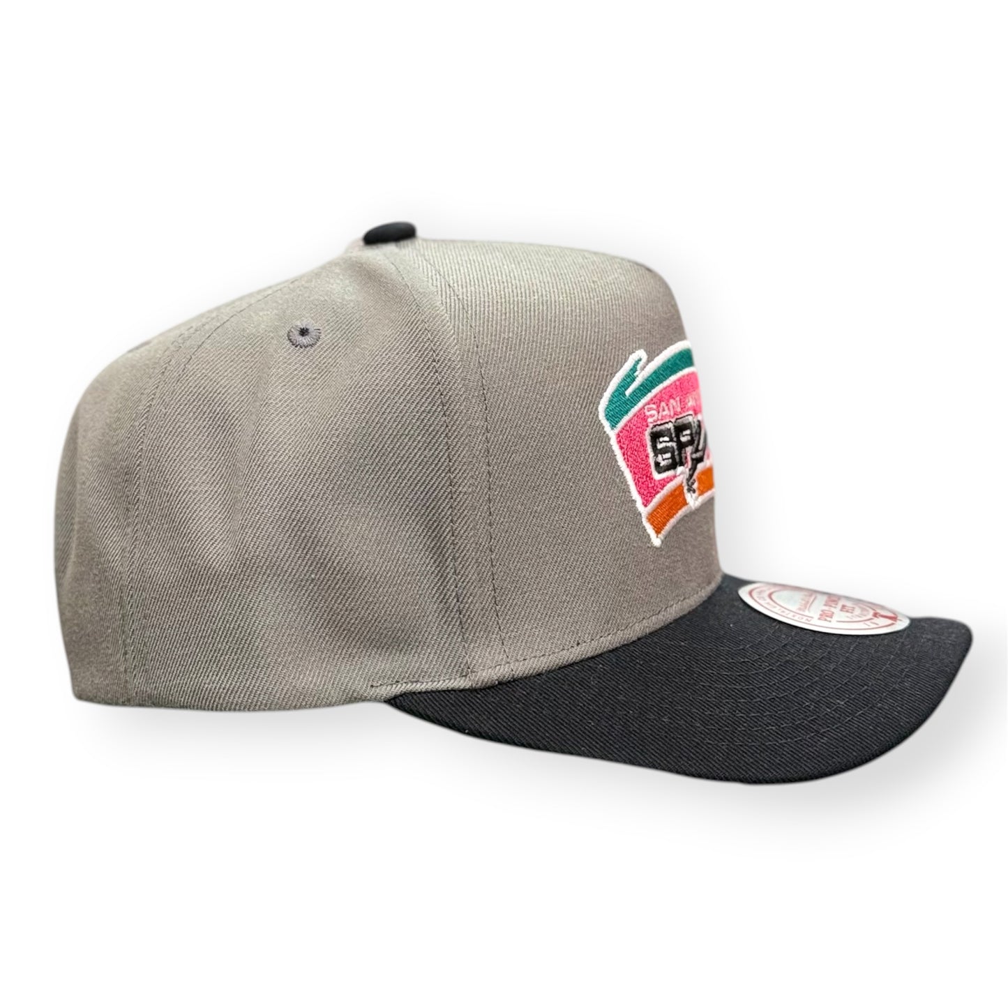 MITCHELL&NESS-Cappello SAN ANTONIO SPURS, Col.Grigio/Nero