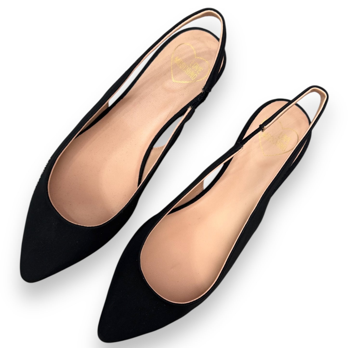 Slingback LOVE MOSCHINO, col.Nero