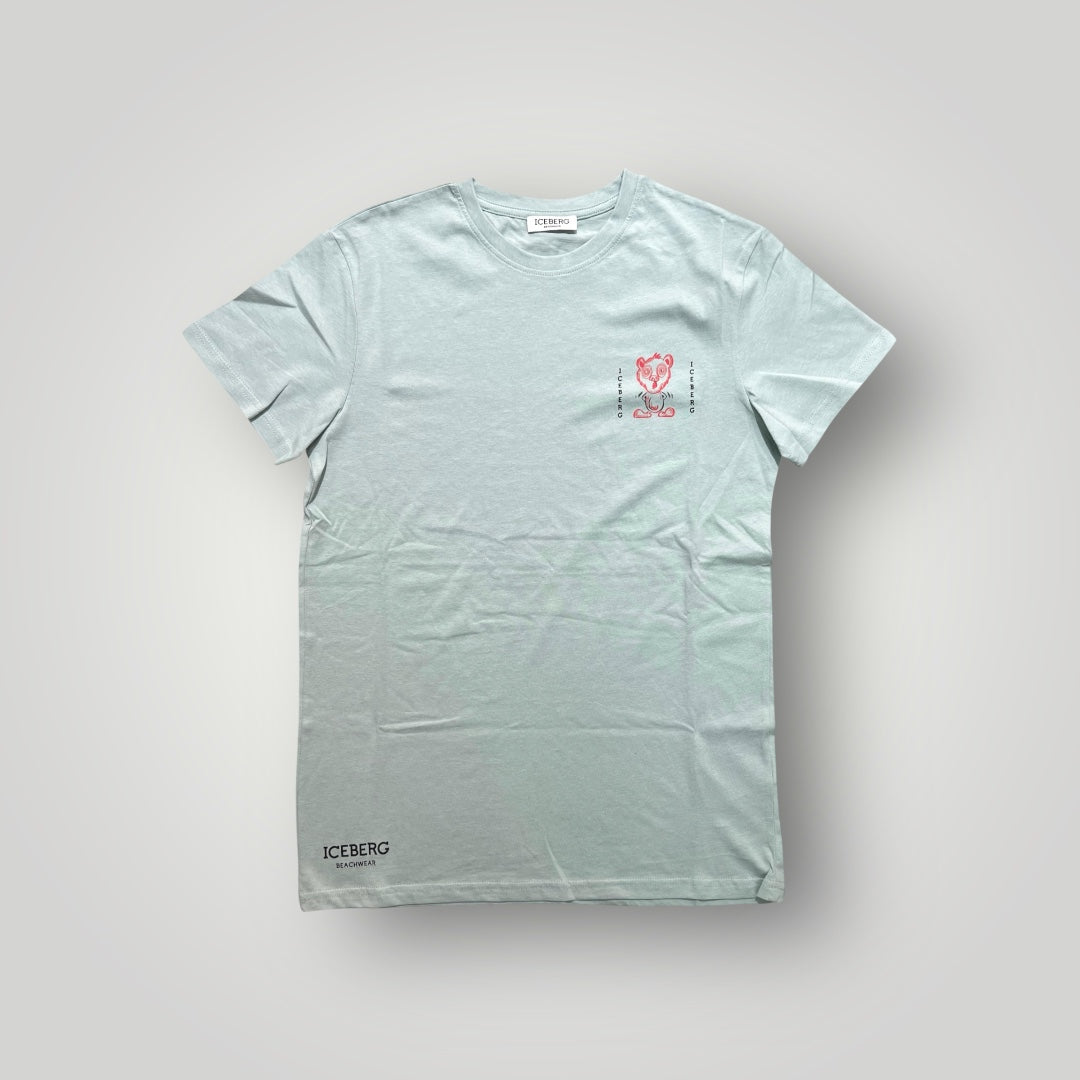 T-shirt ICEBERG, con stampa lato cuore, Col.Menta (Copia)