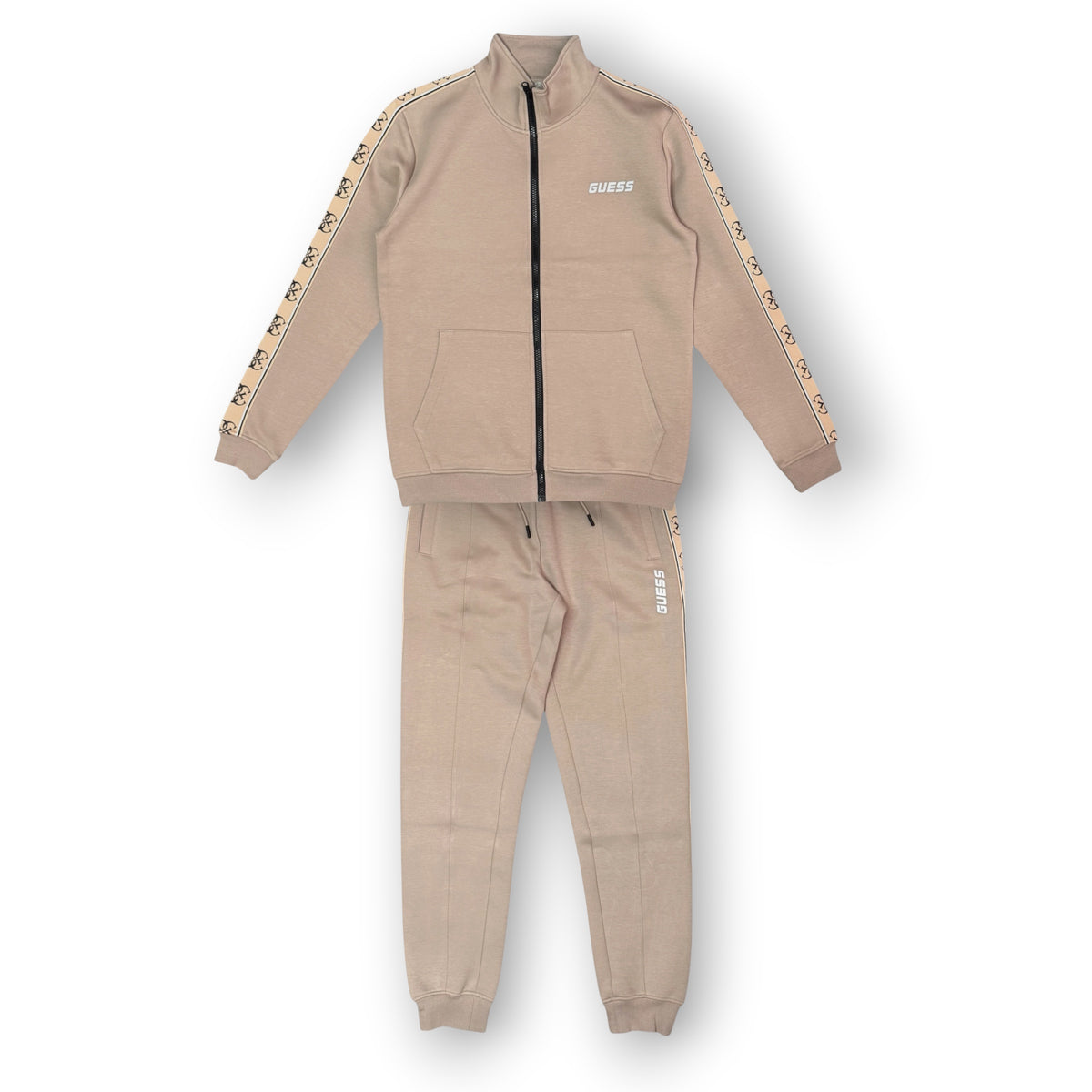 GUESS - Tuta completa Uomo, con scritta lato cuore in, tex.neoprene, Col.Fango