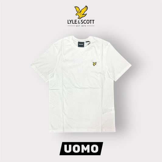 LYLE & SCOTT- T-Shirt Uomo Regular Fit, Col.White
