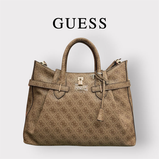 GUESS- Borsa Donna, Group:YESBA, Col.LATTE LOGO