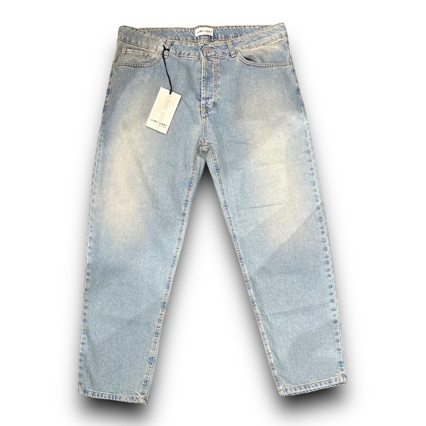 Jeans Just West Uomo in Denim sabbiato, BaggyFit