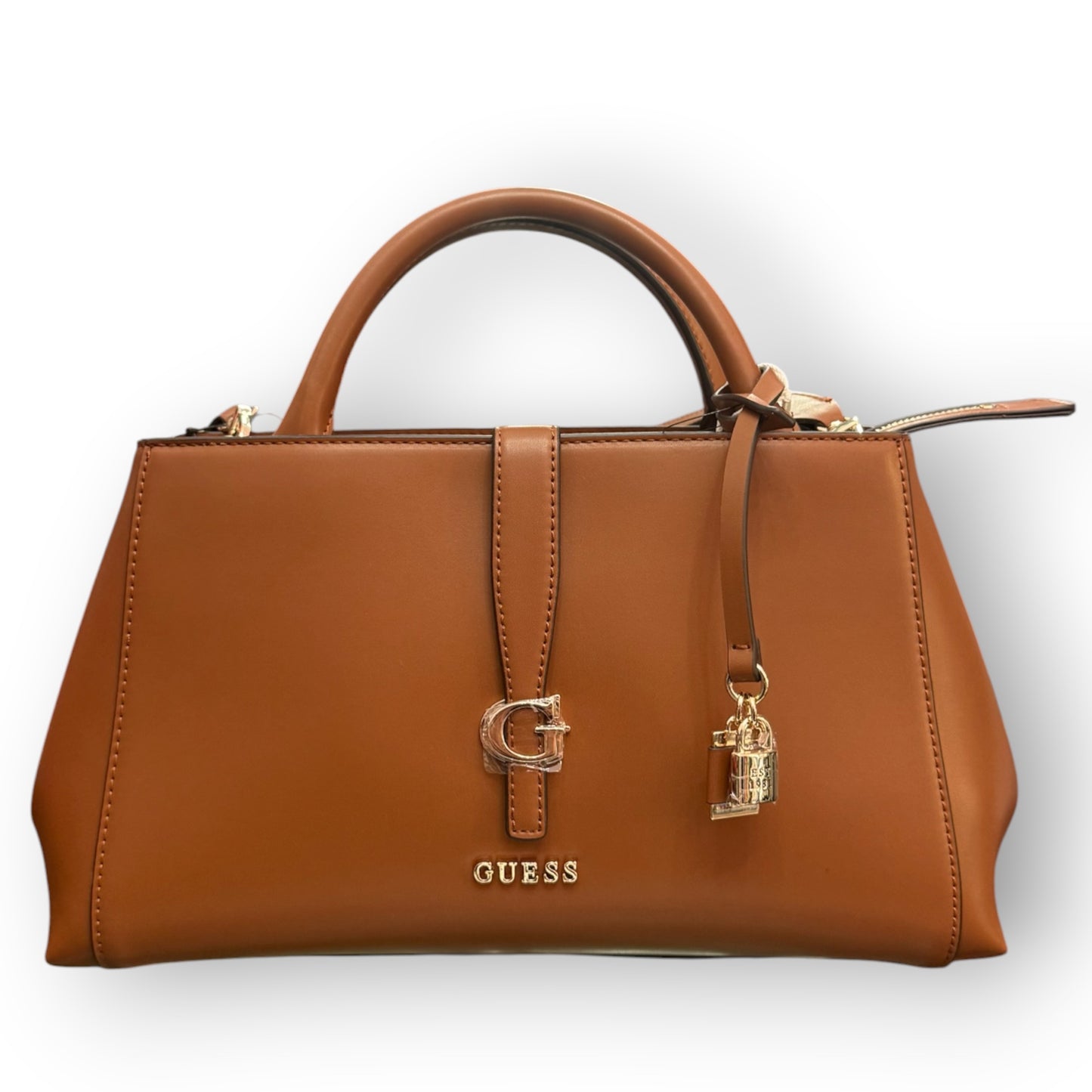GUESS- Borsa Donna, Group:CARRIE, Col.COGNAC