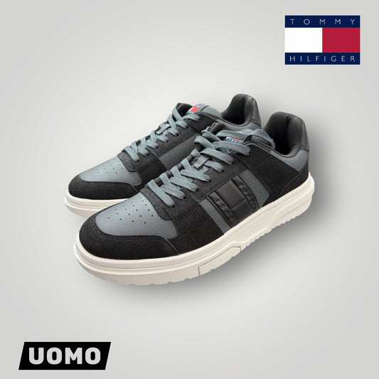 Scarpe TOMMY HILFIGER Uomo, mod.Brooklyn Mix Mat., col.Nero