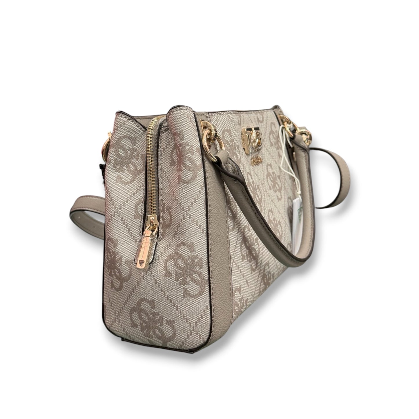 GUESS- Borsa Donna, Group:CARNILLA LOGO, Col.DARK TAUPE LOGO