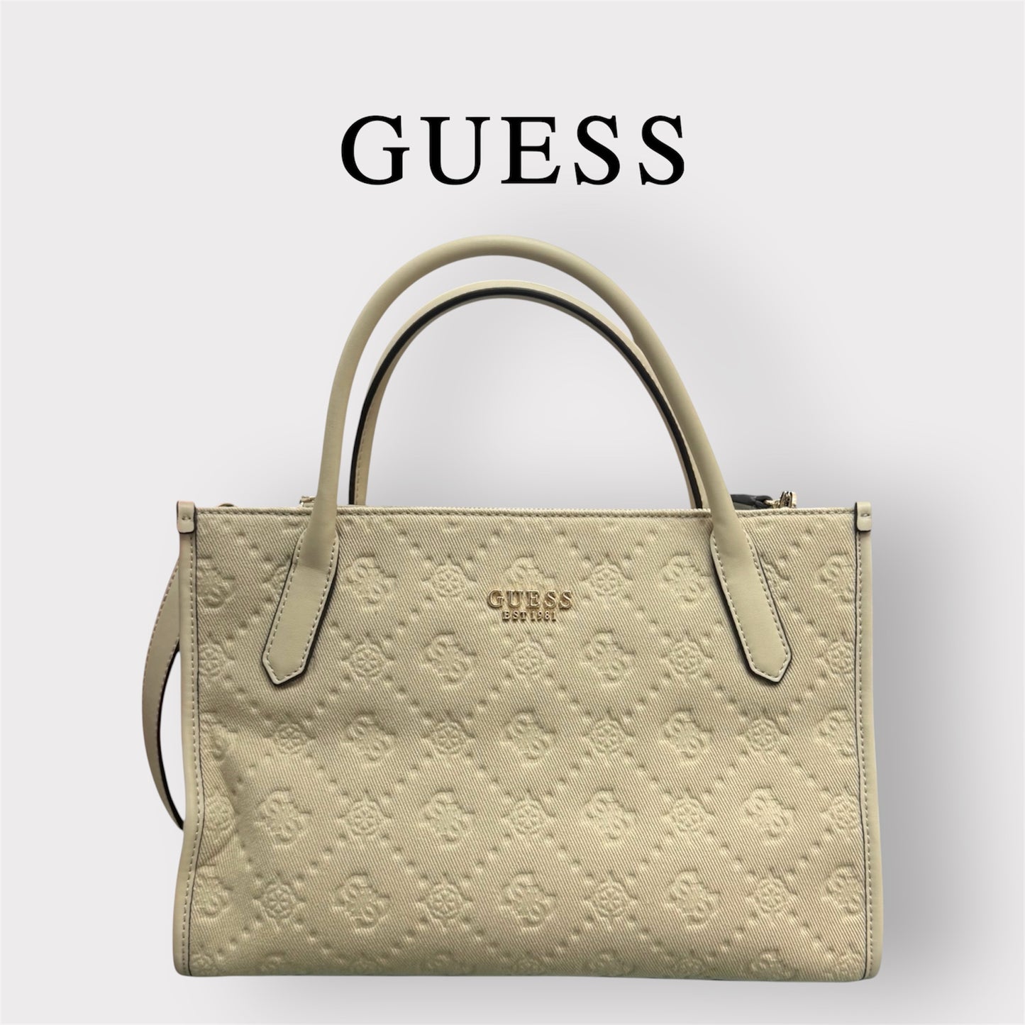 GUESS- Borsa Donna, Group:CAMDEN, Col.COGNAC LOGO