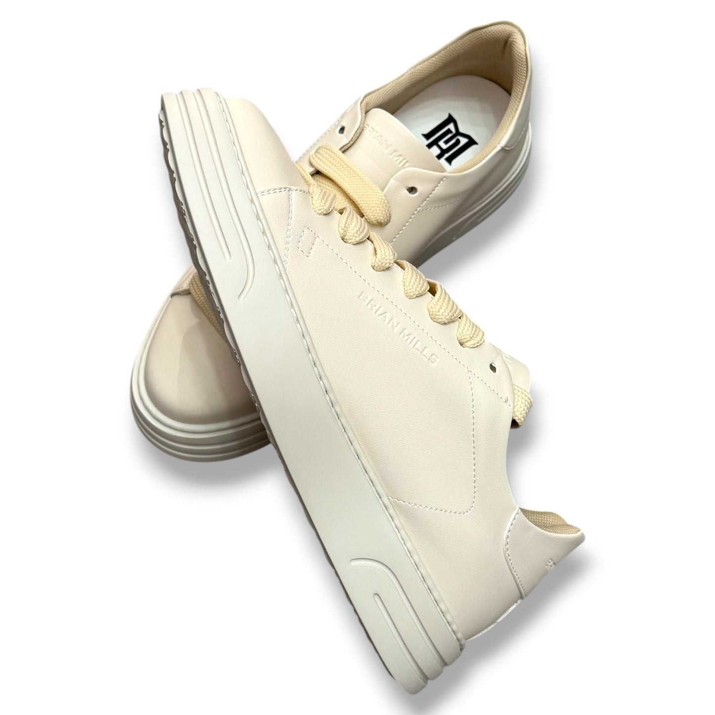 BRIAN MILLS- Scarpe Uomo, mod.573, Col.Panna