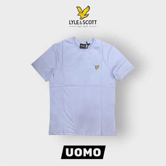 LYLE & SCOTT- T-Shirt Uomo Regular Fit, Col.Bubble Blue