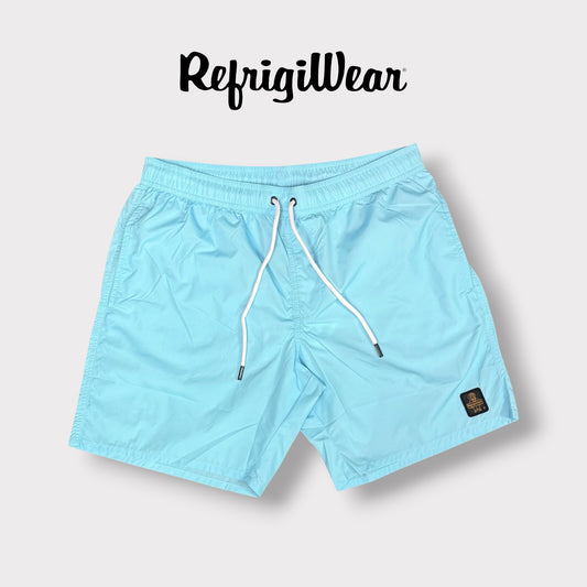 REFRIGIWEAR - Costume Uomo con logo piccolo, Col.Celeste