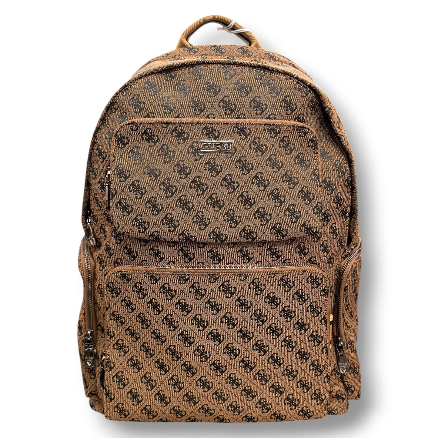 GUESS- Zaino Uomo, logato, Col.Marrone