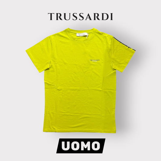 TRUSSARDI - T-Shirt Uomo con logo lato cuore, Col.Verde
