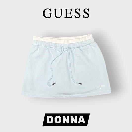 GUESS JEANS- Pantagonna, col.Azzurro/Bianco