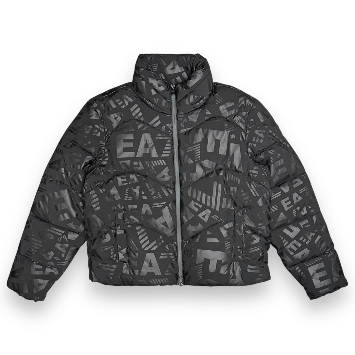 Giubbotto EMPORIO ARMANI Donna, con cappuccio nascosto, col.Nero (w bomber jacket extra padded monog)