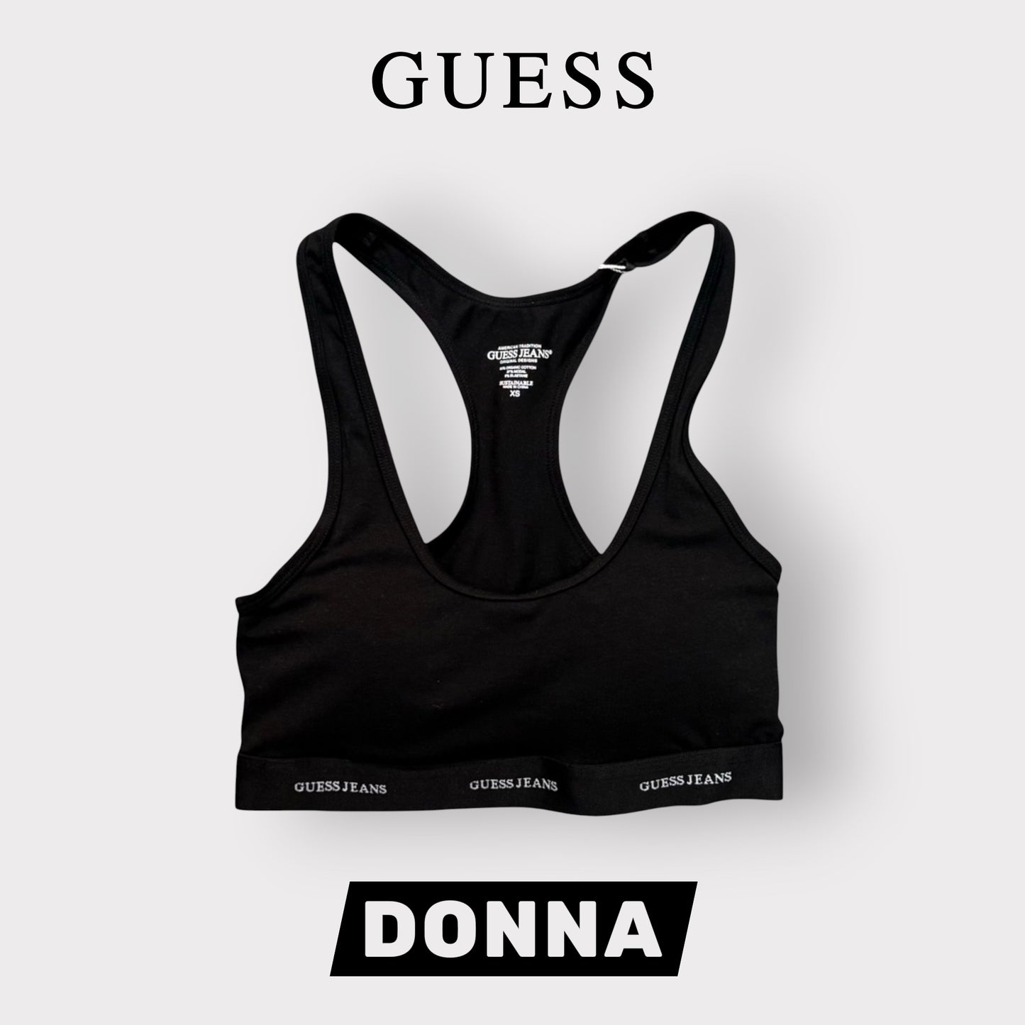 GUESS JEANS- Reggiseno, con imbottitura, Col.Nero