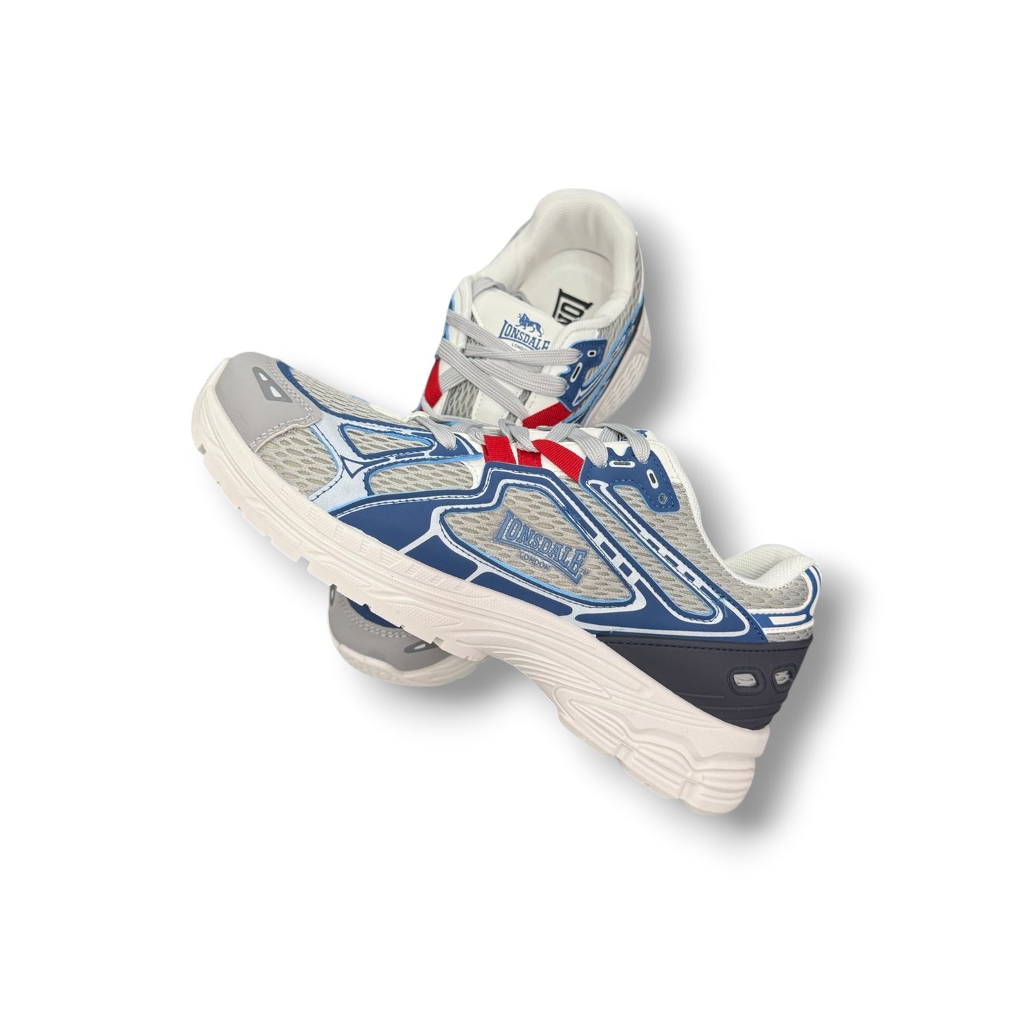 LONSDALE- Scarpe Uomo, Col.Silver Blue