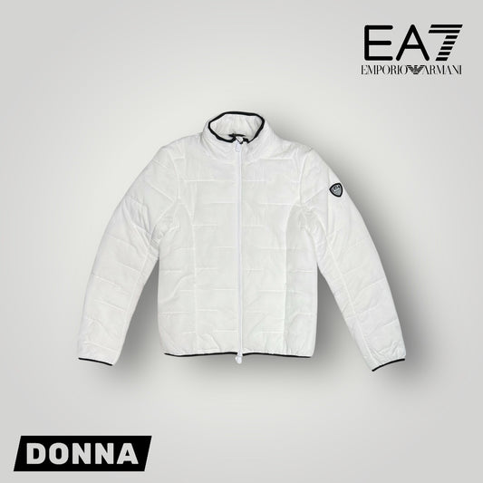Giubbotto EMPORIO ARMANI Donna, con cappuccio nascosto , col.Bianco (blouson jacket)