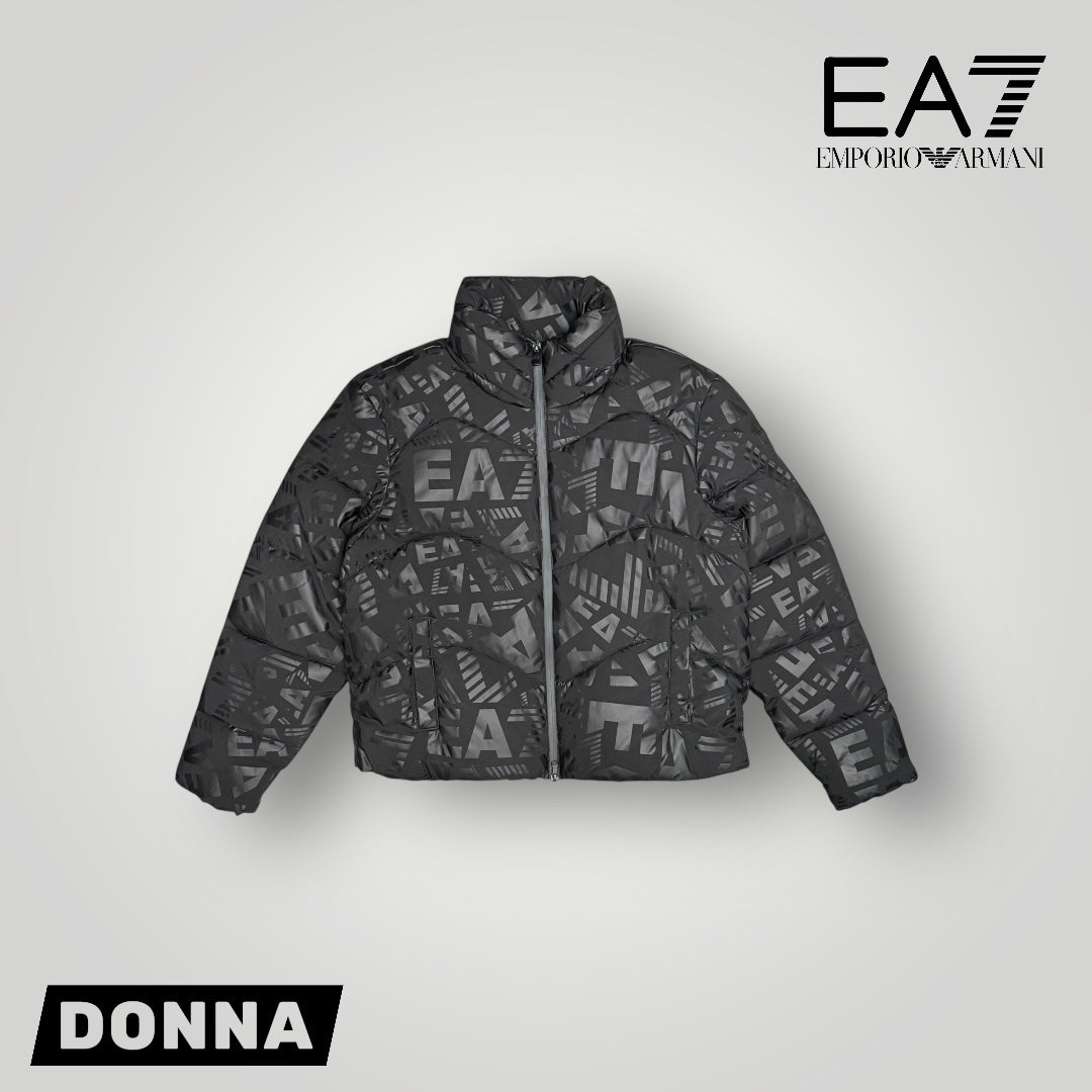 Giubbotto EMPORIO ARMANI Donna, con cappuccio nascosto, col.Nero (w bomber jacket extra padded monog)