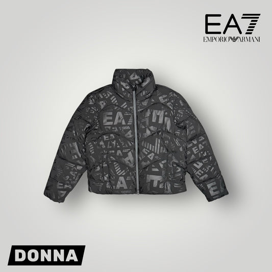 Giubbotto EMPORIO ARMANI Donna, con cappuccio nascosto, col.Nero (w bomber jacket extra padded monog)