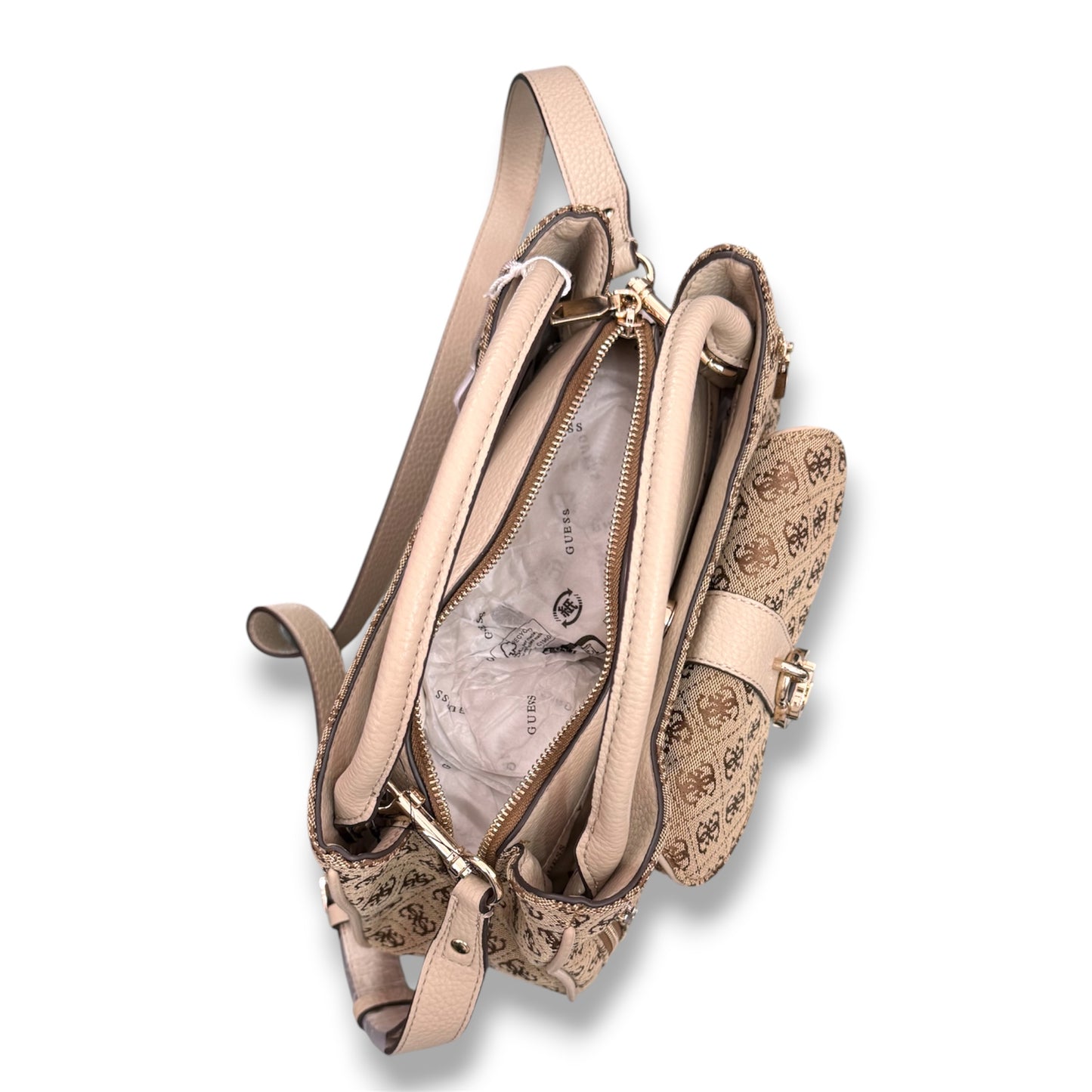 GUESS- Borsa Donna, Group:JESSA, Col.LATTE LOGO