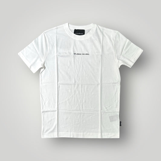 T-shirt RICHMOND Uomo, con stampa frontale, Col.Bianco (50% rock / 50%roll)