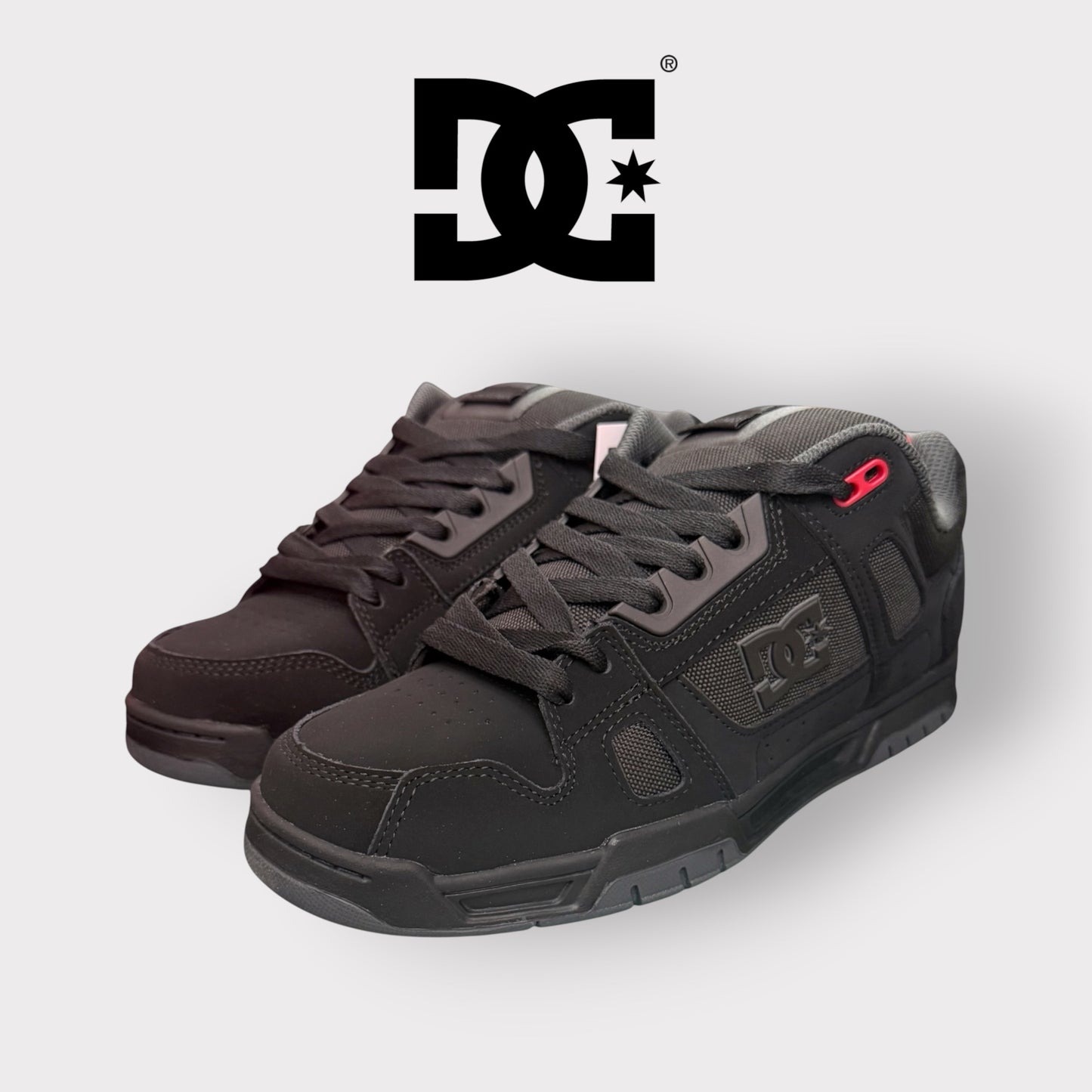 DC- Scarpe, col.Nero/Rosso