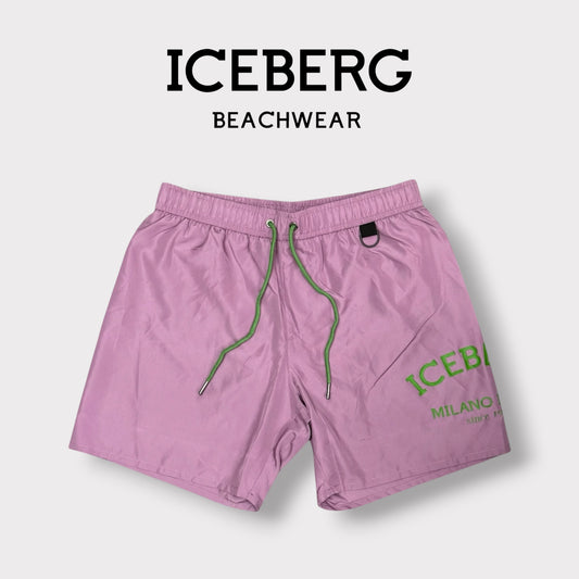 ICEBERG BEACHWEAR- Costume Uomo, con stampa, col.Viola