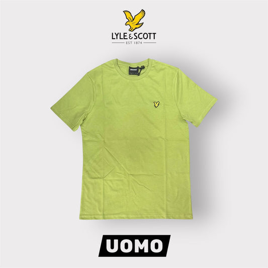 LYLE & SCOTT- T-Shirt Uomo Regular Fit, Col.Shrub Green