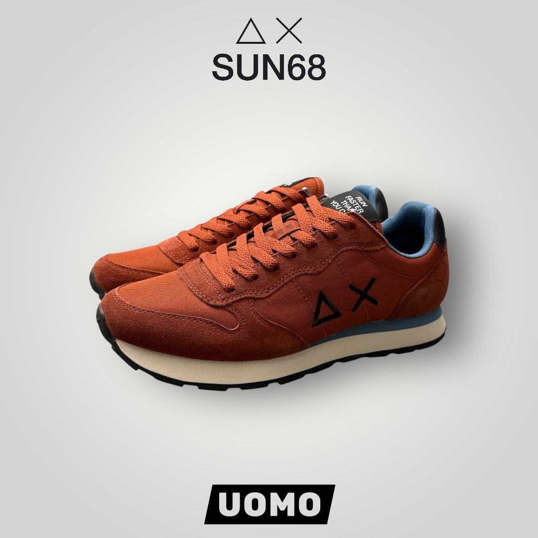 Scarpe SUN68 Uomo, mod.Tom Solid, Col.Rust
