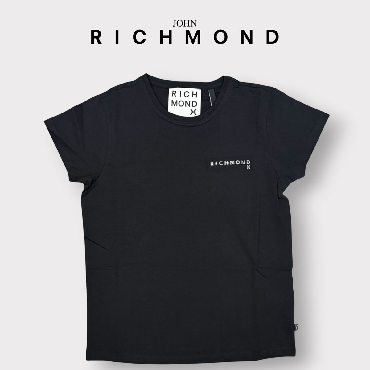 JOHN RICHMOND- T-shirt Donna, col.Nero