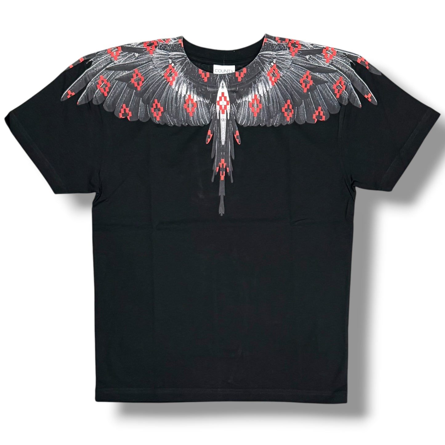 COUNTY OF MILAN- T-Shirt Uomo, (veste comoda), Col.Nero