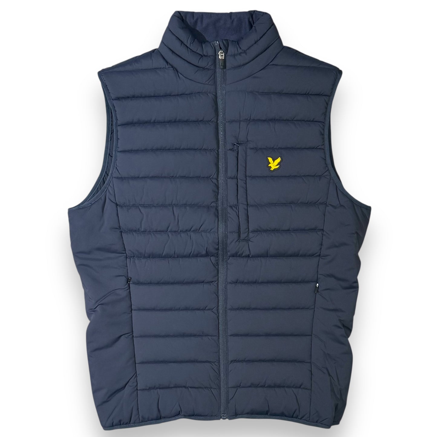 Giubbotto Smanicato LYLE & SCOTT Uomo, con tasca sul petto, col. Dark Navy (Stretch Lightweight Quilted Gilet)