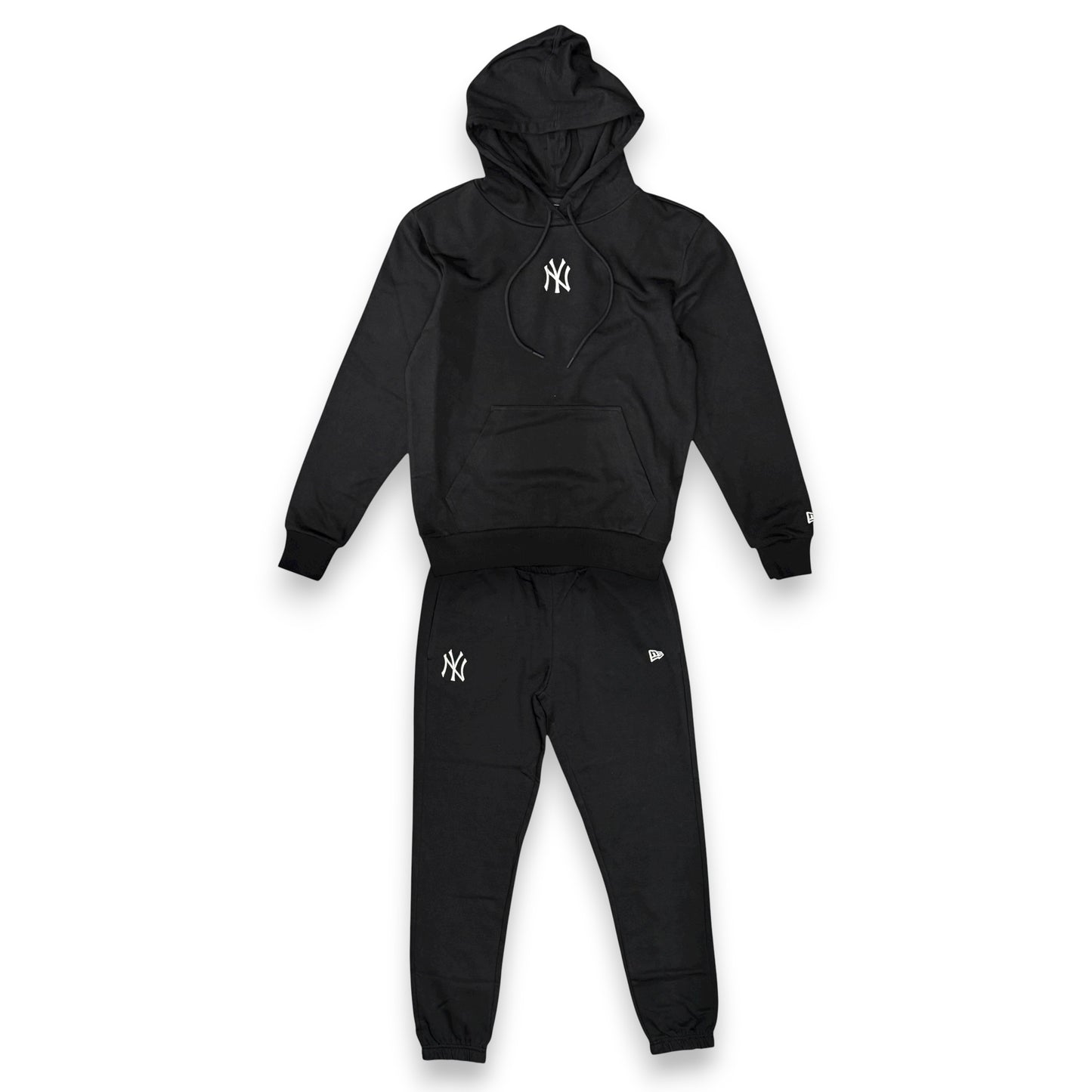 Tuta Completa Donna NEW ERA con cappuccio, tex.garzato (veste grande si consiglia una tg. In meno), col.Nero