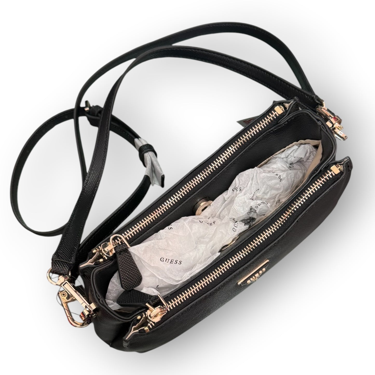 GUESS- Borsa Donna, Group:NOELLE II mini, Col.BLACK