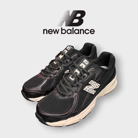 NEW BALANCE 740 - con logo leopardato, Col.Nero